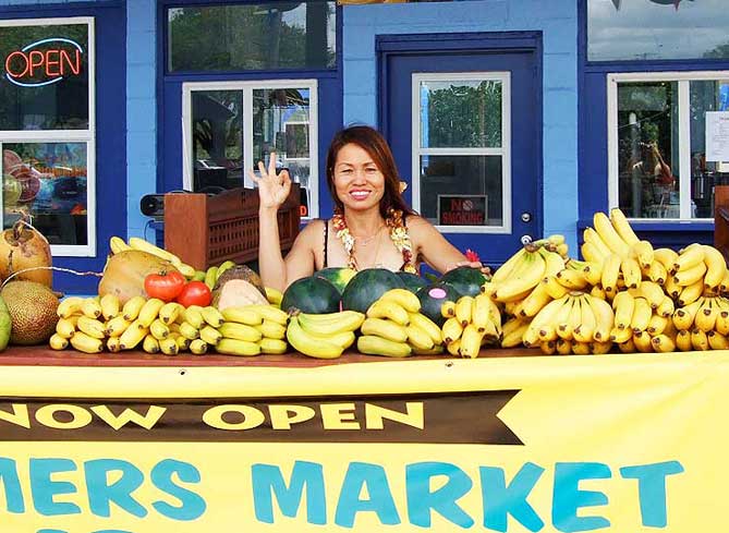 Nui Mizel, owner of Maui Nui Farm